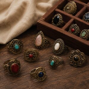 Antique Finish Rings